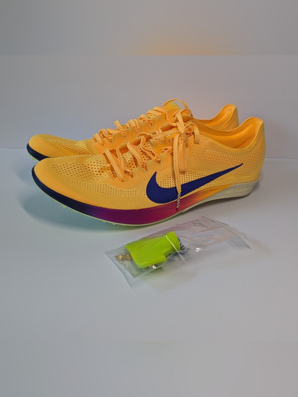 Nike Dragonfly 2 Citron Pulse Indigo Track Shoes FD8413-800 Men's Size 12.5 NEW
